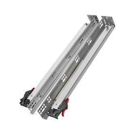 SHUHANG 1 Pair Undermount Drawer Slides 9 12 15 18 21 24 inch Soft Close 80 lb Load Capacity Ball Bearing Hidden Bottom Mount Rails Full Extension Runners with Adjustable Locking Devices and Bracke