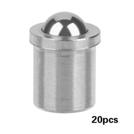 Spring Ball Piston Stainless Steel 304 Smooth Precision Positioning Beads Screw (Φ 2 × 3) (Dia × L) (4 × 5 mm)
