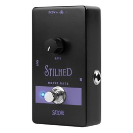 Satone S810 Stilhed Noise Gate Electric Guitar Effect Pedal - Noise Suppressor Effect Acoustic Metal Pedal with True Bypass