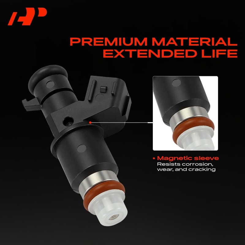 A-Premium 12 Holes Set of 6 Fuel Injectors Compatible with