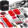 ‎GPUSFAK 45Pcs Car Wash Cleaning Kit with High Power Handheld