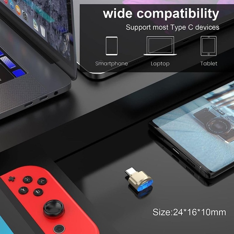 Micro SD Card Reader, USB C to SD/TF Card Reader,