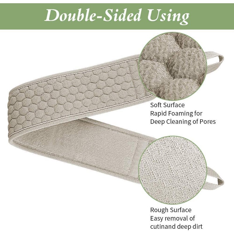 Back Scrubber for Men and Women, Exfoliating Back Scrubber with