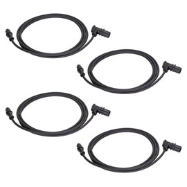 Mytee Products 4 Pk Heavy Duty ABS Wheel Speed Sensor Wiring Harness - ABS Sensor Extension Replaces S449-713-018-0, Wabco 4497130180, Automann 577.A7130180, Mack 8235-S4497130180, Meritor 8945900672