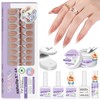 Saviland 4 in 1 Nail Glue Gel 15ML Long Lasting