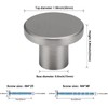 LONTAN 10 Pack Brushed Nickel Door Knobs Kitchen Door Knobs