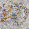 Kurimi Stickers Set of 40 Butterflies, Foil Stamping, Wrapping, Stylish,