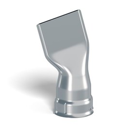 Steinel Angle Flat Nozzle 40 x 2 mm, Nozzle Slightly Angled, Angle Nozzle Ideal for Welding Tarpaulins and Roof Films, for Electronically Controlled Heat Guns