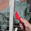 DEKTON DT85970 Soft Grip Stainless Steel Wire Brush, Black/Red