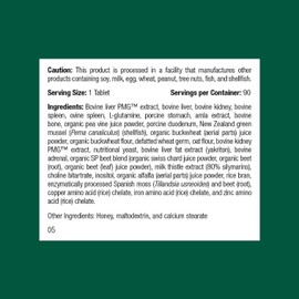 Standard Process Inc. Feline Hepatic Support - Cat Health Supplement for Liver Support - Hepatic Circulation & Liver Metabolism Aid - Tablet Supplement to Aid Hepatic Immune Function - 90 Tablets
