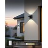 Tubicen Outdoor Wall Light Up and Down Wall Sconce Dimmable