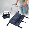 Multi Pocket Oxford Cloth Walker Storage Bag Wheelchair Side Hanging