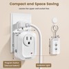 SURAIELEC Wireless Light Switch Remote Control Outlet, No Wiring Needed,