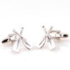 MRCUFF Paddles Oars Crew Rowing Pair Cufflinks in a Presentation