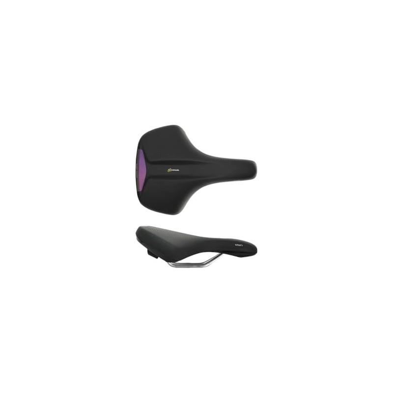 Selle Royal Unisex Vivo Relaxed Bicycle Saddle Black 263 x