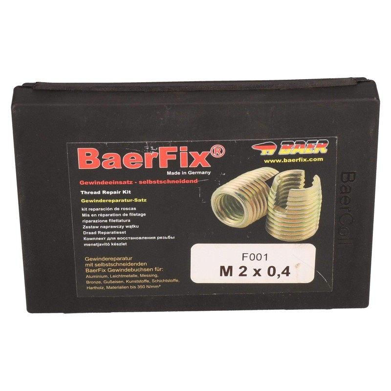 Baerfix M2 x 0.4mm Metric Self Tapping Damaged Thread Repair