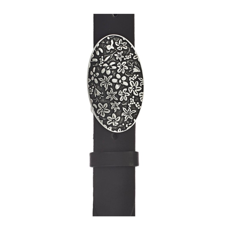 MUSTANG Women's Genuine Leather Belt, black