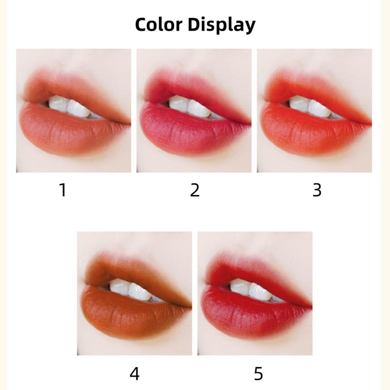5 Colours Capsule Lipstick Mini Set for Teenagers / Beginners,