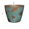 Classic Home and Garden 807-378R Vogue Planter, 8", Patina Copper