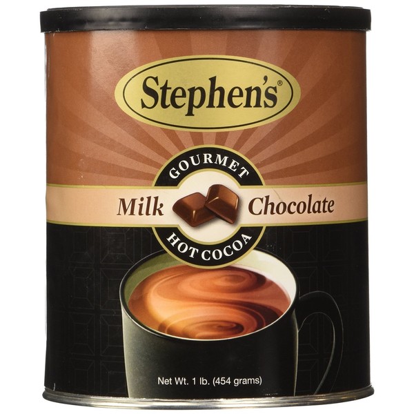 Stephens Gourmet Hot Cocoa, Dark Chocolate (Milk Chocolate), 16 Oz (Pack of 2)