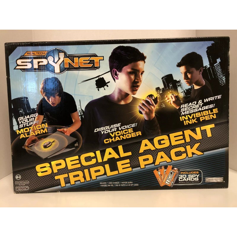 Real Tech Spy Net Special Agent Triple Pack Voice Changer