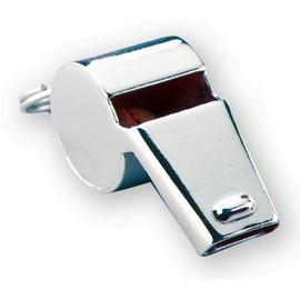 Markwort Nickel Plated Whistle (1 Dozen), 1.9-Inch