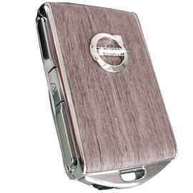 GTWBWRGY Car Key Fob Cover Shell for Volvo S60 S90 XC40 XC60 XC90 V60 V90 Gift for Man Women (Imitation Wood Grain)