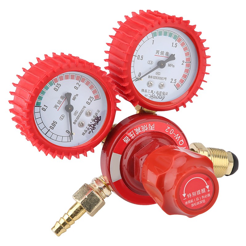 YQW‑02 Zinc Alloy Propane Pressure Gauge Welding Cutting Parts Propane