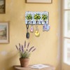 DELORIGIN Lemon Tree Key Holder Key Hooks Wall Mounted Wooden