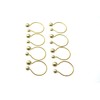 Speed mao Simple Stylish Pearl Napkin Rings Set of 8