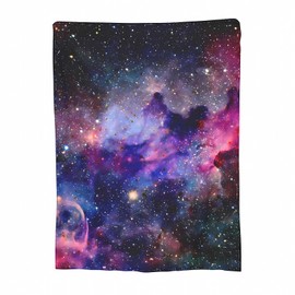 Galaxy Fleece Blanket Super Soft Cozy Throw Blanket Throw 50x60inch, Lightweight Fuzzy Comfy Textured Flannel Blanket Warm Plush Throw Blankets for Couch, Sofa, Bed