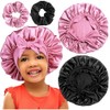 Heniho Gorros Satén Coleteros Niños Bonitos Pelo Niñas Que Duermen