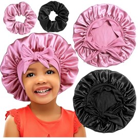 Heniho Gorros Satén Coleteros Niños Bonitos Pelo Niñas Que Duermen Rizado