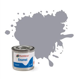 Humbrol Enamel Paint No 64 Light Grey - Matt