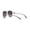 Coach HC7140 Sunglasses, Shiny Light Gold/Grey Gradient, 61 mm