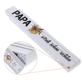 Printed Folding Ruler, Father's Day Gift, Birthday Souvenir, 2 Metres Long