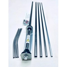 Sigma Venom 1/2 Wave High Gain Silver Rod CB Base Station Antenna 10 & 11 Meters