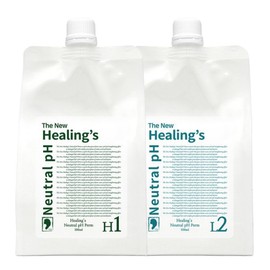 The New Healings Neutral pH Perm Healthy Hair 500ml+500ml (2 liquids) Neutral Perm Professional Salon Perm, 1 pc, 500ml / 더 뉴 힐링스 뉴트럴 pH 펌제 건강모 500ml+500ml (2제액상) 중성펌제 전문가용 살롱펌, 1개, 500ml