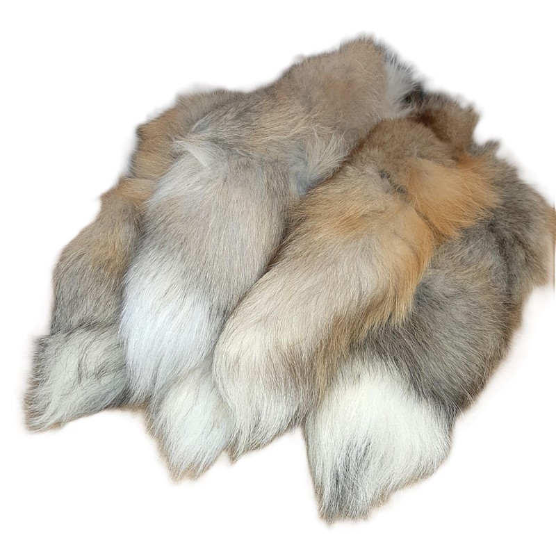 Dakotaline Furs Real Genuine Golden Island Fox Tail 15"-20" Length