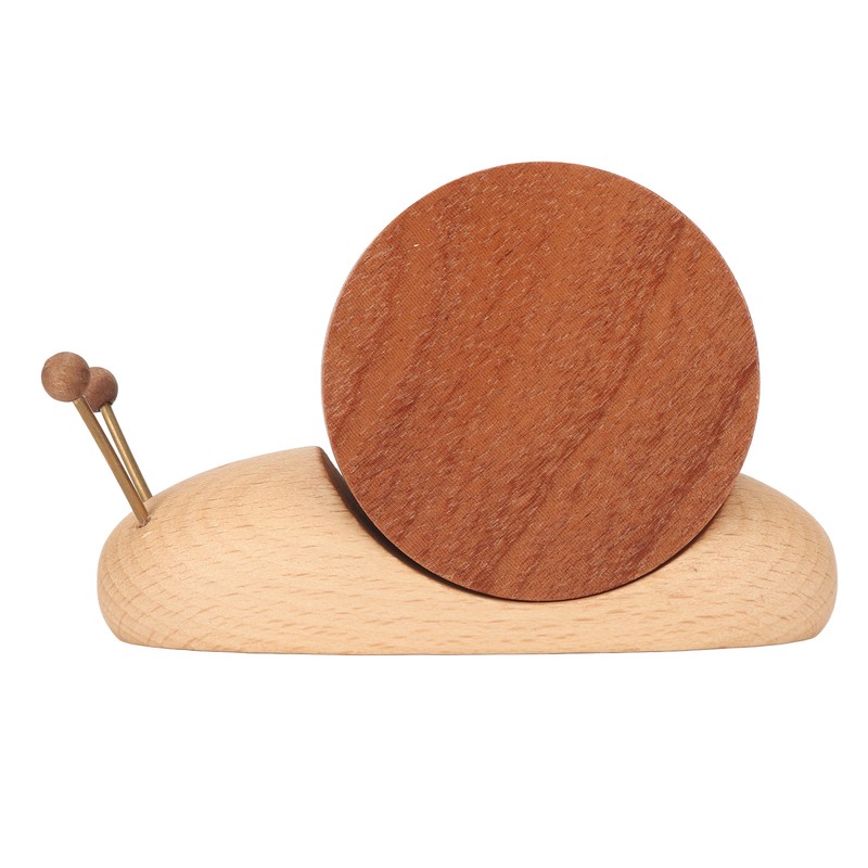 Snail Coaster Set with Magnet Cute Exquisite Eco Friendly Wood