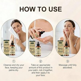 Golden Micro-Peptide Tallow Serum, Gentle Retinol Niacinamide Facial Essence with Bifida Ferment Oligopeptide-1, Hydrating Firming Anti-Aging Lipid-Based Serum 100ml 3.38 fl oz (2PCS)