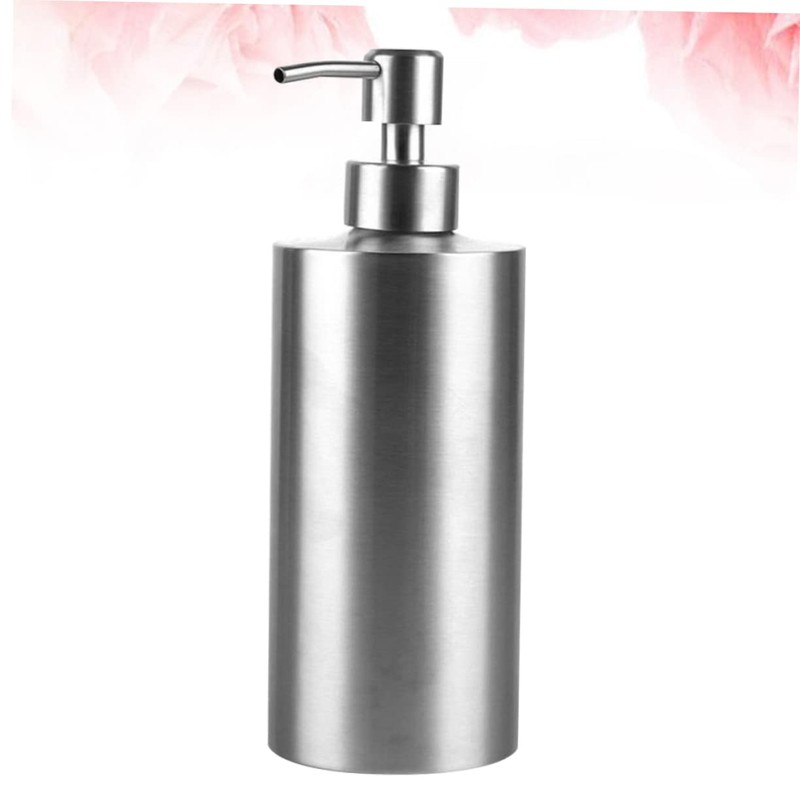 ULTECHNOVO Stainless Steel Soap Dispenser with Rust Pump Cylindrical Hand