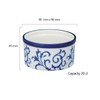 heritage Set of 4 Ramekins Blue, Ceramic, 90x90x45 cm