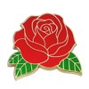 Pinsanity Red Rose Enamel Lapel Pin