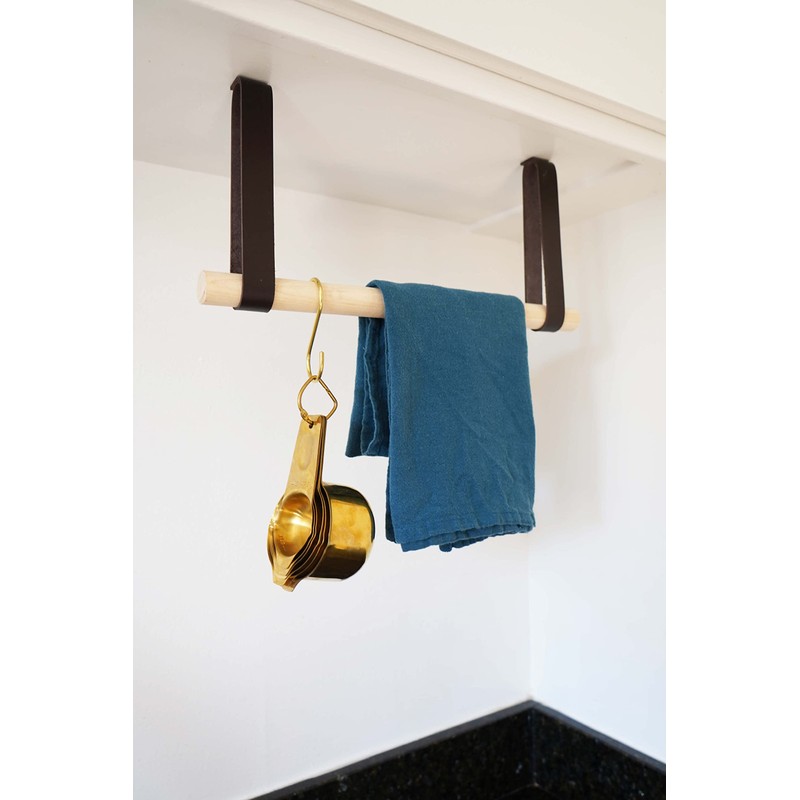 KEYAIIRA - Hanging Under-Cabinet Multipurpose Rack Storage Rail, Under-shelf Storage,