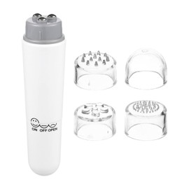 FOMIYES Facial Massager: 4 in 1 Mini Electric Acupressure Massager for Muscles (White)