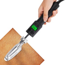 Zerodis Mini Iron for Craft Quilting, 220 V Temperature Adjustable Mini Leather Iron, Anti-Wrinkle Household Iron for Leather Clothing, Sewing & Shoes (EU Plug)