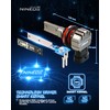 NINEO H11 Bulbs, H11 Fog Light 6500K Cool White Wireless