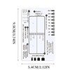 3PCS ECG 7 Step Ruler, Transparent ECG Card Pocketcard ECG