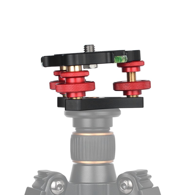 LP64 Camera Photography Tripod Leveler Tri Wheel Leveling Base Tripod